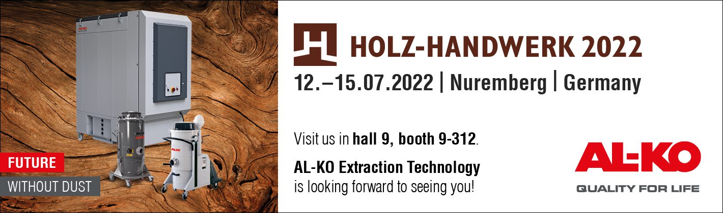 AL-KO Extraction Technology at HOLZ-HANDWERK 2022